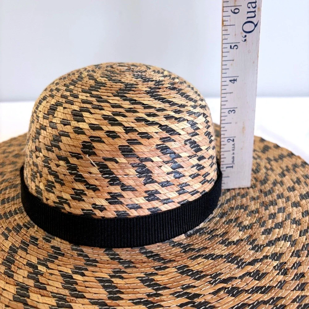 Tula Laurel Straw Hat Wide Brim Fair Trade Eco Friendly UPF 50+ Summer Beach Hat